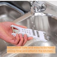 Lovfe Groothandel Mini Kaas Aardappelrasp Dunschiller Multifunctioneel Duurzaam Plastic Plantaardig Gereedschap Met Handmatige Bedieningsmodus