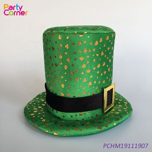 Màu Xanh Lá Cây <span class=keywords><strong>Shamrock</strong></span> Leprechaun <span class=keywords><strong>Top</strong></span> <span class=keywords><strong>Hat</strong></span> Trang Phục Phụ Kiện Saint Patricks Day Ngày <span class=keywords><strong>Hat</strong></span> - Product Image 2