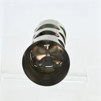 Nouveau silencieux intermédiaire de 51 mm pour moto, insert d'échappement avant, réducteur de bruit, éliminateur de décibels, en acier universel argenté