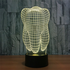 Fantastic Design Tooth 3d Lamp 7 Color Led Night Light <strong>for</strong> Kids Touch Led <strong>Baby</strong> Sleeping <strong>Nightlight</strong> - Product Image 1