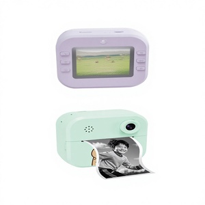 Çocuklar için Anında Baskı Fotoğraf Makinesi 2.4 İnç 16GB 32GB TF Kartlı Çocuk Noel Hediyesi Fotoğraf Oyuncağı Hediye Kiddo Kamera Mini Çocuk Kamerası Pembe - Product Image 1