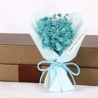 Buket Bunga Sabun Mawar Aksesoris Baby's Breath Bunga Buatan Hadiah Hari Guru Kerajinan Bunga Buatan Tangan Kotak Kado