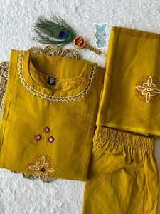 NUEVO SALWAR KAMEEZ KURTI PANT DUPATTA DE DISEÑO, ESTILO A-LINE, CON TRABAJO MANUAL REAL EN ALGODÓN MUL PURO CON ESTAMPADO A MANO PARA FIESTAS - Product Image 5