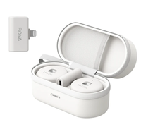 Microphone sans fil Boya OMIC-D/U, réduction du bruit avec étui de charge pour iPhone USB-C smartphones Android ordinateurs portables