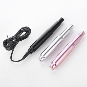 Machine de maquillage permanent Ybeauty électrique noire, argentée et rose, qualité professionnelle pour tatouage des sourcils et des yeux. - Product Image 3