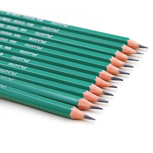 Nuevo Lápiz de Plástico Hb Green Barrel de 7 Pulgadas, Hexagonal, Sin Madera, con Minas Afiladas, para la Escuela y la Oficina - Product Image 3