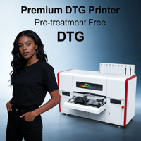 Nouvelle Arrivée Fourstar : Imprimante DTG Jet d'Encre 9 Couleurs Double Station 60*45cm, 60 Pièces/Heure, Machine d'Impression Directe sur T-shirts