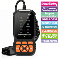 Escáner OBD2 Universal V520-5 Profesional para Diagnóstico de Vehículos, Dispositivo de Detección de Fallas con Pantalla de 2.8 Pulgadas