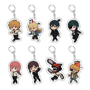 Llavero de Anime Chainsaw Man con Denji, Pochita, Makima, <span class=keywords><strong>Hayakawa</strong></span> <span class=keywords><strong>Aki</strong></span> y Power, Accesorio de Cosplay, Colgante, Regalo de Navidad - Product Image 1