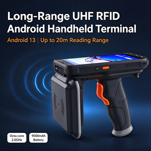Lecteur portable RFID UHF industriel VANCH Android 13, 20 m, 200 étiquettes/s, Impinj E710, scanner de codes-barres 2D, terminal PDA - Product Image 1