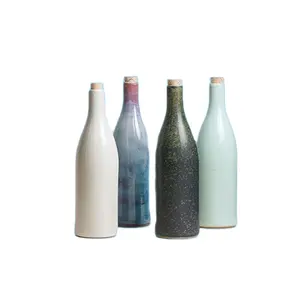Hand Made Custom New Vintage Simple Design Ceramic Bottle