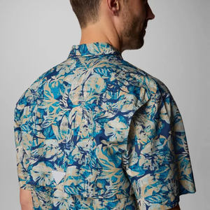 ชุดเสื้อฮู้ดดี้ไซส์ใหญ่พิเศษ ลายฮาวาย ตกแต่งลายปลาบางๆ พร้อมฮู้ดดี้แบบซับลิเมชั่น เสื้อเชิ้ตตกปลาติดกระดุม - Product Image 6