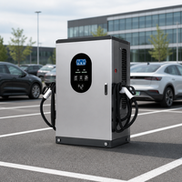 Système de stockage d'énergie industriel LiFePO4 OEM 100 kWh, station de recharge pour véhicules électriques 80 kW, refroidissement liquide, double pistolet, IP54, certifié CE