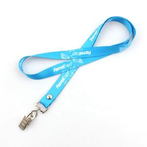 Logo personnalisé Sublimation Rush Lanyard Avec Double Bulldog Clip - Product Image 5