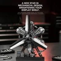 Reobrix 33070 2026 Model Kit Perakitan Mesin MOC Baru, Puzzle Dekorasi Meja, Ornamen, Hadiah untuk Dewasa, Set Blok Bangunan
