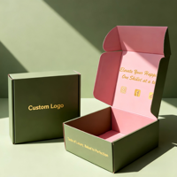Boîte d'expédition en carton ondulé personnalisée de qualité supérieure avec gaufrage, design portable, emballage sur mesure pour fournisseurs en gros et usines