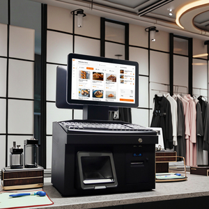 Phần Cứng Máy POS 14inch tất cả trong một POS hệ thống màn hình cảm ứng tiền mặt đăng ký thiết bị đầu cuối được xây dựng trong máy in máy quét cho cửa hàng bán lẻ - Product Image 1