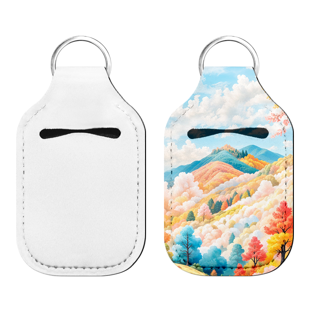 Blank: Hand Sanitizer Bottle Pouch keychain