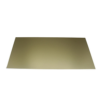 Plaque en aluminium anodisé satiné or champagne 5005 de 1 mm à 3 mm avec AA20 pour panneau de plafond intérieur d'hôtel, revêtement mural décoratif