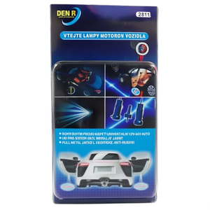 Luces de Bienvenida Den R, Lámpara de Proyección LED Universal para Automóvil de 12V-36V con Cubierta Metálica Antioxidante - Product Image 2