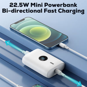 Portable PD 22.5W Banque d'alimentation à <span class=keywords><strong>charge</strong></span> rapide 10000mah Téléphone portable Type C Chargeur rapide Banques d'alimentation Centrale électrique pour téléphone - Product Image 2