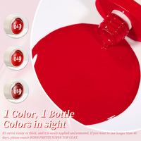 BORN PRETTY Factory OEM 10ml Gel Polish Couleur Unie Couvrance Totale Normes UE Haute Qualité Vernis Gel UV LED