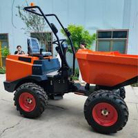 Bester Qualität Vollhydraulik 4x4 Mini-Baustellenkipper Minidumper EPA Motor Dumper Lader Selbstladend 1.5T Hof-Minidumper