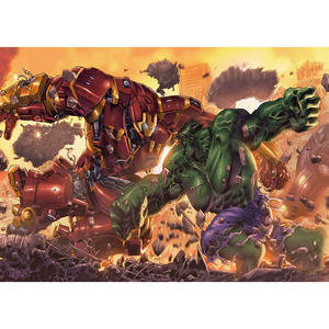 Fondo Fotográfico de Superhéroes de <span class=keywords><strong>Marvel</strong></span>, Telón de Fondo con Spider-Man, Iron Man, Hulk, Temática de los Vengadores, Personalizable - Product Image 2