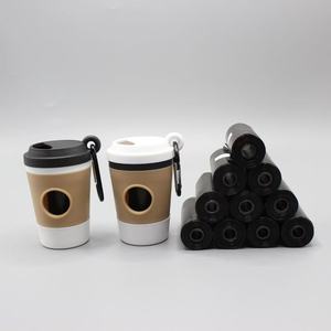 Dispensador de bolsas para excrementos de mascotas, soporte portátil para bolsas de basura, recolector de excrementos de perro con mosquetón para uso en exteriores - Product Image 2