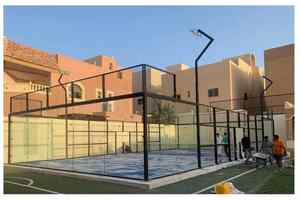 ชุดอุปกรณ์สนามแพเดิลครบชุด พร้อมตาข่าย ไฟ LED หญ้าเทียม เหล็กชุบสังกะสี รับประกันนานกว่าสิบปี ติดตั้งง่าย - Product Image 2