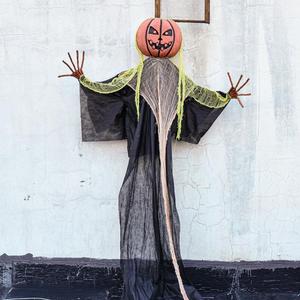 Grande Halloween appesa fantasma incandescente suono <span class=keywords><strong>Bar</strong></span> casa colorata luce di Halloween decorazione di controllo vocale <span class=keywords><strong>zucca</strong></span> - Product Image 2