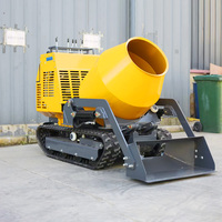 Nouveau produit : Mini bétonnière automotrice sur chenilles 300L, portable et automatique