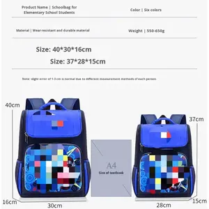<span class=keywords><strong>Mochila</strong></span> <span class=keywords><strong>Escolar</strong></span> 3D de Nuevo Modelo para Niños, Venta al por Mayor, Comercio Exterior, Sudeste Asiático, Sudamérica - Product Image 5