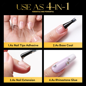 JTING Nuovo Aggiornato <span class=keywords><strong>Gel</strong></span> Costruttore Trasparente 4in1, Base Coat, <span class=keywords><strong>Gel</strong></span> Adesivo <span class=keywords><strong>per</strong></span> Tip <span class=keywords><strong>Unghie</strong></span>, Smalto <span class=keywords><strong>Gel</strong></span>, Senza TPO/Hema, OEM - Product Image 6