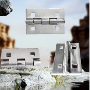 Charnière en acier inoxydable pour usage maritime, remplacement et réparation, quincaillerie pour bateaux et conteneurs - Product Image 1