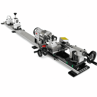 FS-7075B Torno para tacos de billar 110V/220V, mandril de 32mm, riel único, máquina para tacos de billar y snooker