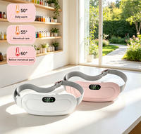 Tragbarer Kabelloser Wärmegürtel für den Bauch Mehrstufige Heizstufen Vibrationsfunktion Bauchwärmepflege-Zubehör für Damen Täglicher Gebrauch