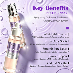 Crème raffermissante NAD+Boosting de la série Private Label NAD, améliore la texture de la peau, restaure l'élasticité cutanée, atténue les ridules, <span class=keywords><strong>spray</strong></span> NAD+ - Product Image 3