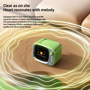 Bán Buôn Cổ Điển Cho Bluetooth Loa RGB LED Chiếu Sáng Màn Hình <span class=keywords><strong>LCD</strong></span> Đồng Hồ Báo Thức Di Động Âm Nhạc Không Dây Máy Nghe Nhạc Lyric OEM/ODM - Product Image 6