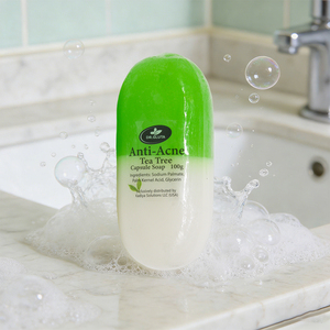 Savon Solide Portable de Voyage en Capsules 100g à l'Arbre à Thé pour Nettoyage en Profondeur et Traitement de l'Acné – Vente en Gros - Product Image 3