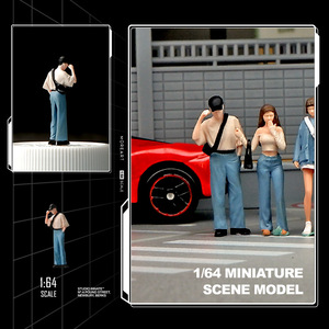 Figuras Microscópicas Coloridas, Muñeca en Miniatura Hecha a Mano, Modelo <span class=keywords><strong>1</strong></span>:64, Juguete de Comida en Miniatura de Resina, Accesorios Tridimensionales para Fotografía - Product Image 3