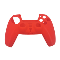 Housse de protection en silicone souple antidérapante de couleur unie ergonomique pour manette PS5, accessoires de jeu