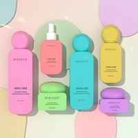 Flacon en Verre Vide pour Cosmétiques, Emballage de Soins de la Peau, Flacon de Lotion avec Pompe, Ensemble Luxe de Flacons et Pots en Verre pour Contenants de Soins
