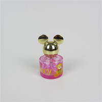 Botol Parfum Kecil Lucu Biru 30ml dengan Tutup Mickey Mouse