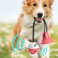 Boule à mâcher pour chien de haute qualité en caoutchouc Remorqueur de guerre Pet Treat Rope Toy avec aspiration