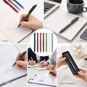 Bolígrafo de Gel con Clic, 0.5 mm, Retráctil, Escritura Suave, Logotipo Personalizado, Papelería de Oficina y Escolar, OEM - Product Image 3