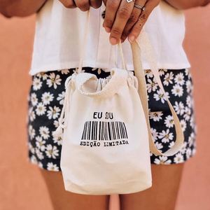 Low MOQ Customised Natural Color Cotton Storage Dust Bag Recycle Muslin Cotton Fabric Double String <b>Pouch</b> Cotton <b>Drawstring</b> Bag - Product Image 5