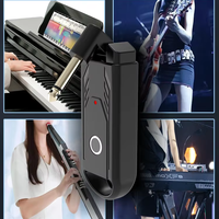 2-in-1 Wireless Guitar System Stereo Audio Receiver and Transmitter for Stringed Instruments Parts & Accessories