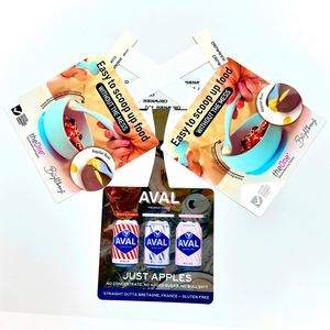 Étiquettes suspendues personnalisées étanches pour présentoirs, couleurs vives, qualité supérieure, impression haut de gamme pour la promotion - Product Image 5