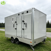 Toilettes portables de luxe Goeasy, toilettes mobiles préfabriquées personnalisées avec un design écologique pour une utilisation en extérieur